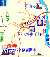 正法寺所在地図