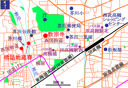教宗寺所在地図